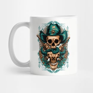 Cowboy Skull Mug